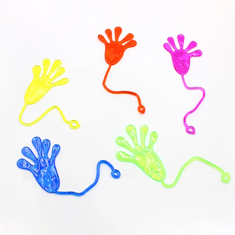 

10 шт. эластичная растягивающаяся липкая лазанская хитовая игрушка для рук