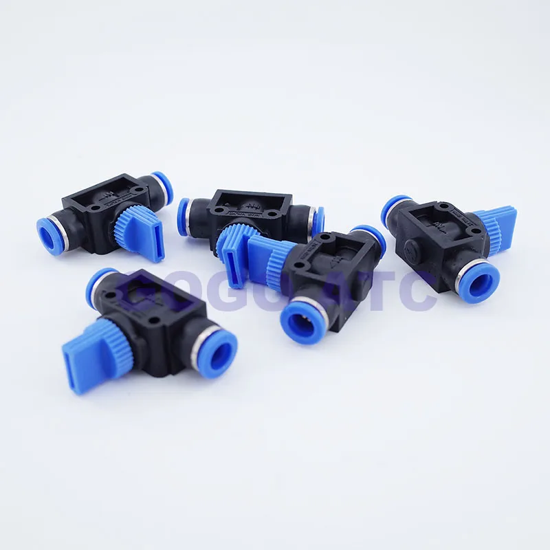 GOGO 10pcs a lot HVFF pneumatic hand valve air pressure switch quick hose connector 12mm fitting | Обустройство дома