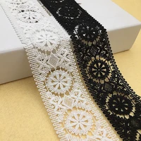 bilateral milk silk water soluble embroidery lace high end hollow embroidered barcode wedding dress accessories