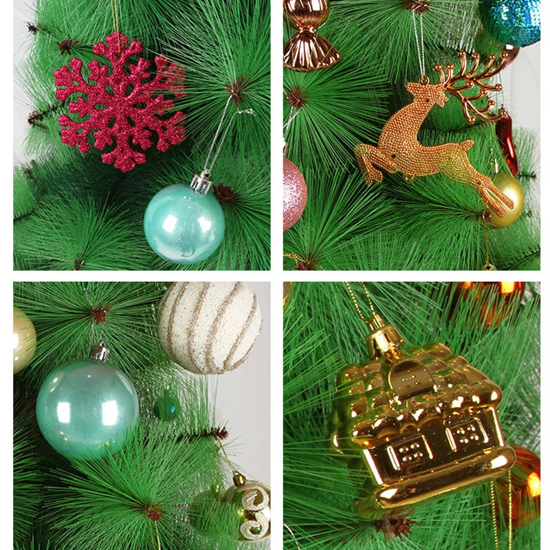 Bolas de Navidad de colores surtidos, adornos pintados creativos para &aacute;rbol de Navidad, decoraci&oacute;n para el hogar, fiesta de boda, colgantes de &aacute;rbol para vacaciones-5