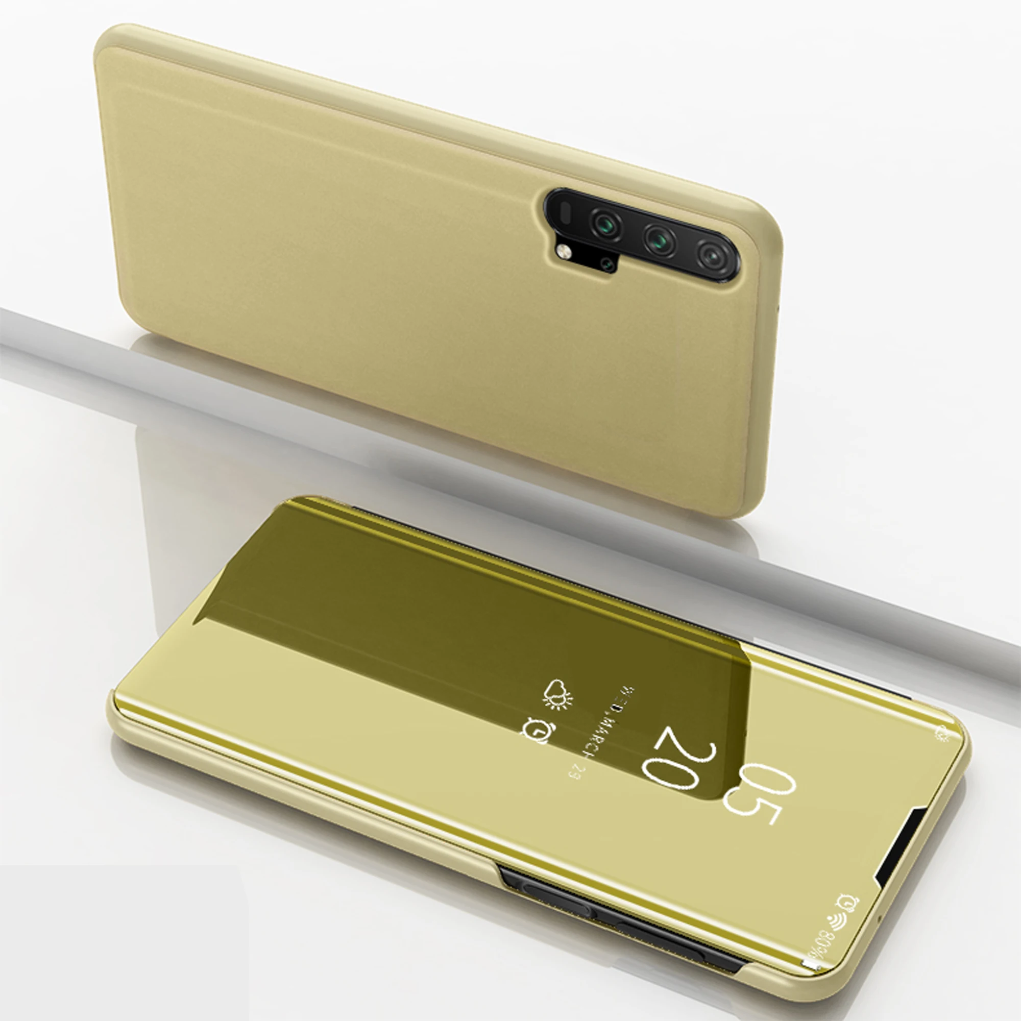 Умный зеркальный флип-чехол для телефона huawei Honor 8X P30 P20 Lite mate 20 10 Pro Note 10 P Smart Z Y5 Y6 Y9 Y7 Prime