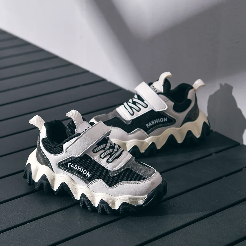 Spring Children Shoes Kids Sneakers Girls Sports Trainers Breathable Leisure Boys Running Thick Sole Child Platform | Детская одежда и