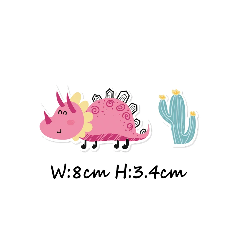 1 шт. мультяшная наклейка с животными значок льва собака динозавр рисунок