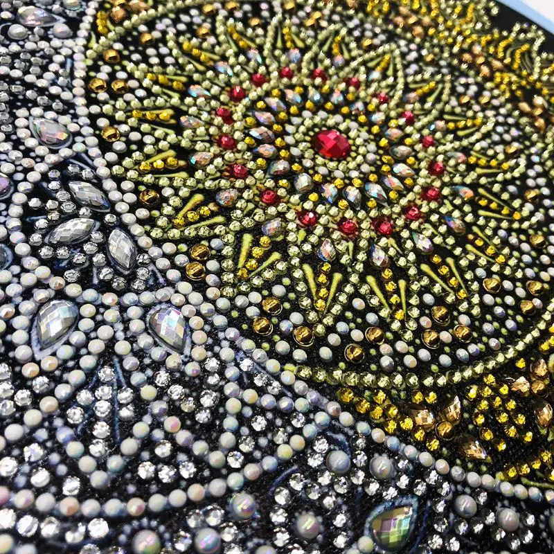 Алмазная вышивка Мандала 5D стразами специальной формы Набор для вышивки