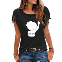 pride africa power print t shirt 2019 summer womencotton hipster funny tees