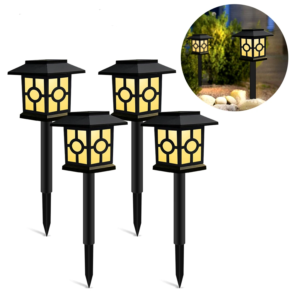

4 шт., уличные фонари на солнечной батарее