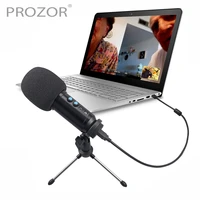 prozor usb microphone pc microphone for computer plug play home studio usb condenser microphone for games youtube videos