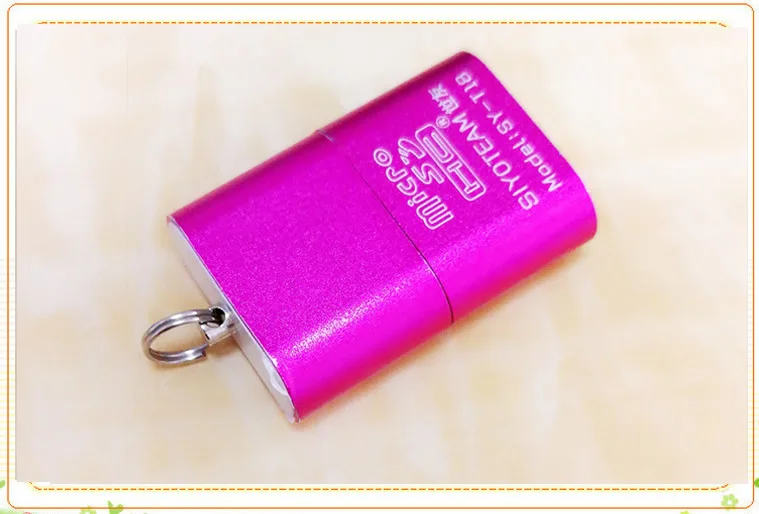 Кардридер портативный мини USB 2,0 micro sd tf t-flash адаптер флэш-накопитель для чтения карт памяти