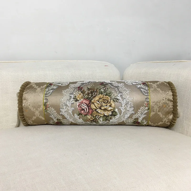 Hot Sale 1 pcs 50x15cm European embroidery Cushion Cover And Pillow Case For Office Chair Back Sofa Throw TSU03 | Дом и сад