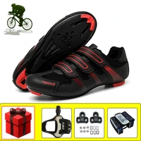 professional cycling sneakers men bicycle riding shoes add pedals zapatos ciclismo self locking breathable bicycle footwear