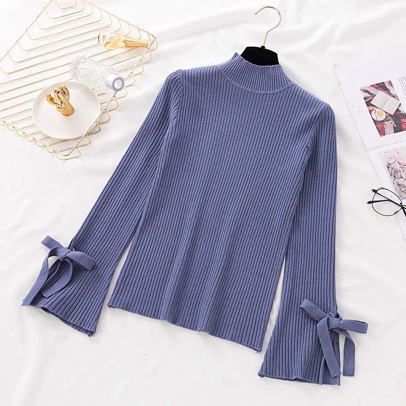 Женские свитера зимняя одежда женские с высоким воротником осенние модные