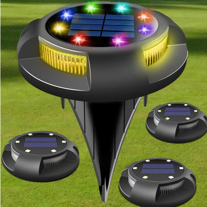 Светильник садовый Утопленный с 8 светодиодами 20 шт.|Светодиодные солнечные