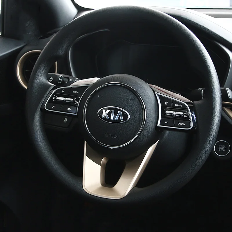 Автомобильное рулевое колесо маркировочное кольцо логотип отделка для Kia K3 Cerato