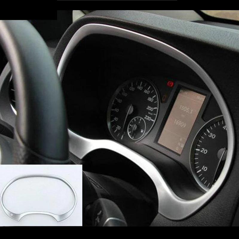 Для Mercedes-Benz Vito W447 2014-2020 Серебряный дисплей приборной панели панель украшение