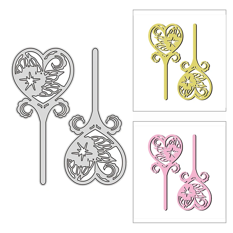 

New Lacy Flowery Heart Mold DIY Craft 2021 Metal Cutting Dies for Scrapbooking and Album Card Making Decor Embossing No Stamps