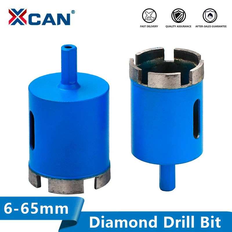 

XCAN Marble Opener Diamond Coated Drill Bit 6-65mm Hole Saw For Granite Brick Tile Ceramic Concrete Drilling Diamond Core Bit