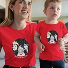 Футболка женская с изображением мамы и дочери, Снежная королева