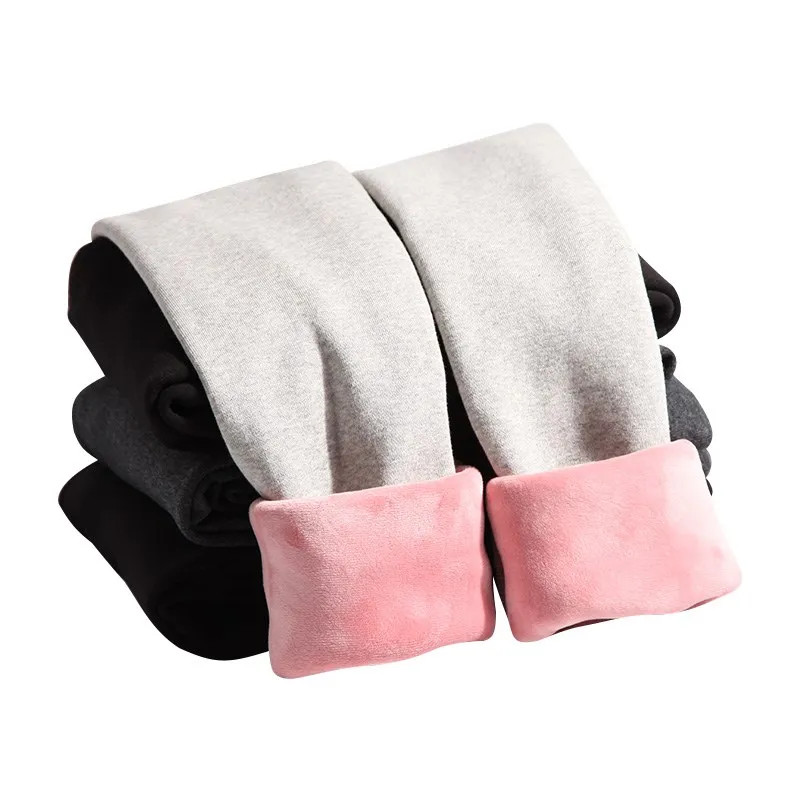 Высококачественные Леггинсы для беременных теплые брюки плюс розовая