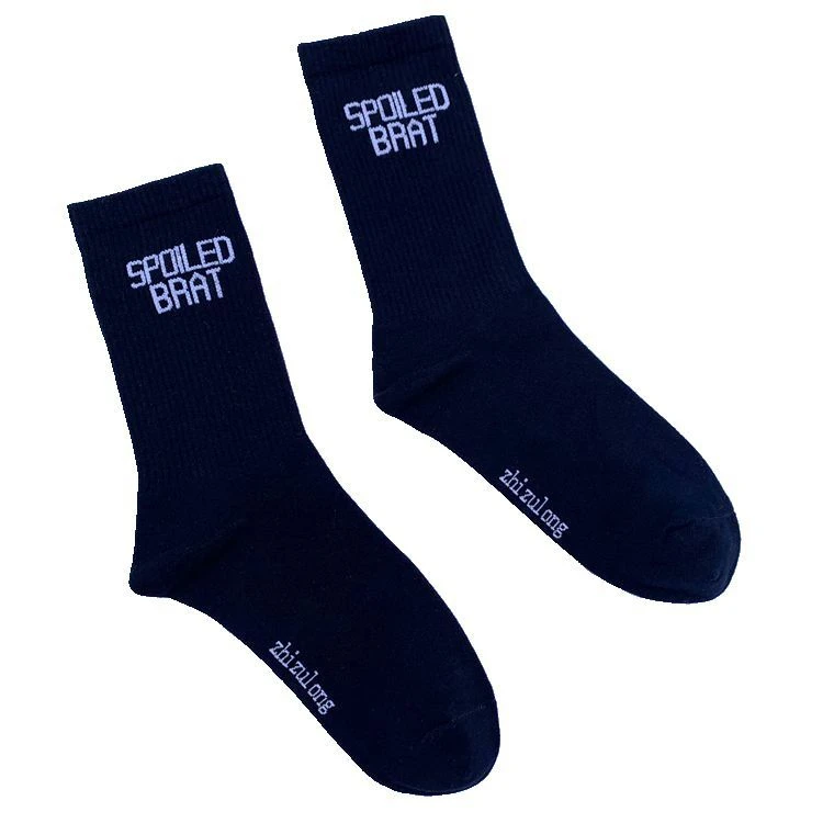 Носки унисекс CHAOZHU яркие цвета неоновые темно-синие фиолетовые белые желтые 8