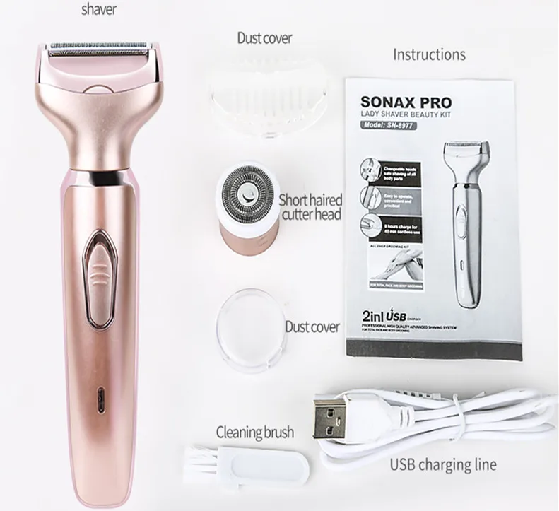 USB Перезаряжаемый женский эпилятор портативный инструмент для удаления волос