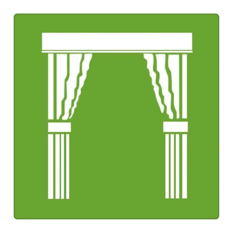 

Nordic Curtains for Living Dining Room Bedroom Fresh Linen Fabric Green Embroidery curtains Finished Product Customization