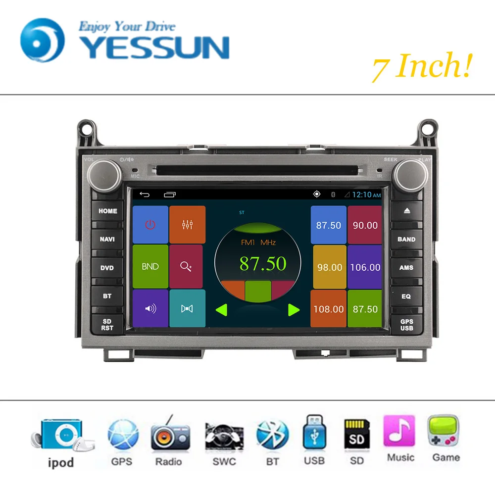 Автомобильный DVD плеер Wince система для Toyota Venza автомагнитола стерео GPS навигация