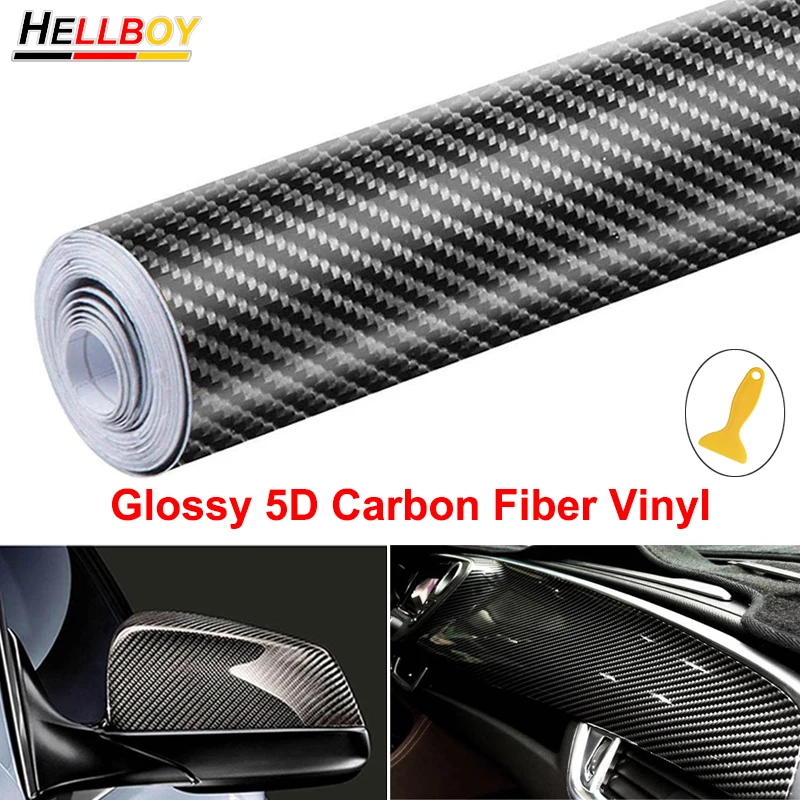 

Gloss Carbon Fiber Vinyl Wrap Car Film Sticker For AUDI A3 S3 RS3 A4 S4 RS4 A5 S5 A6 A7 A8 Q3 Q5 Interior Decoration Accessories