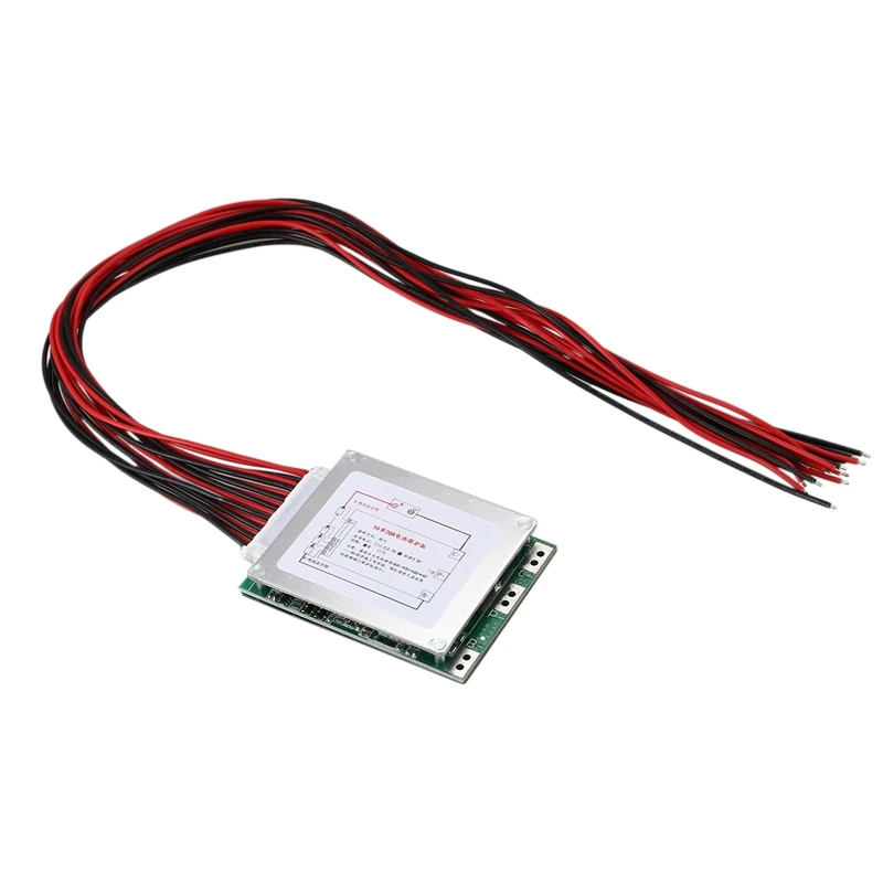 16S 48V 20A 18650 LiFePo4 плата защиты батареи BMS PCB с балансом для электровелосипеда