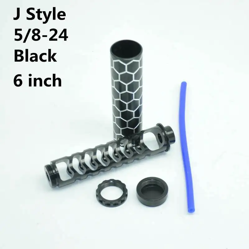5-8-24 J Style 1" 6" алюминиевые 1/2-28 или 5/8-24 фильтры для NAPA 4003 WIX 24003 автомобильный топливный фильтр автомобильный растворитель ловушка - Цвет: 5-8-24 J Style