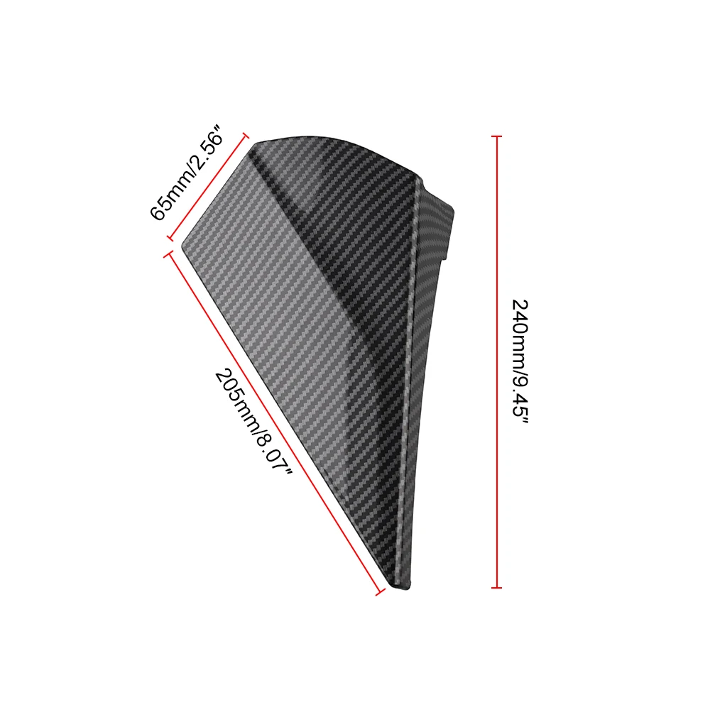 Накладка из углеродного волокна на заднее боковое окно треугольная для Toyota CHR 2018