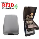 Многофункциональный кошелек для кредитных карт из алюминиевого сплава с рчид, для мужчин и женщин