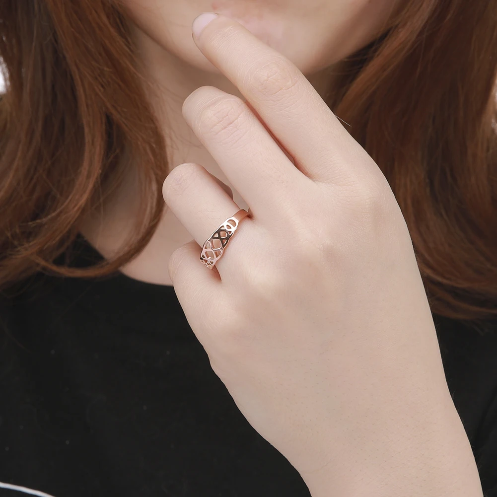 Мой Форма ирландское Celtics узел кольца для женщин и девочек с рисунками Луны