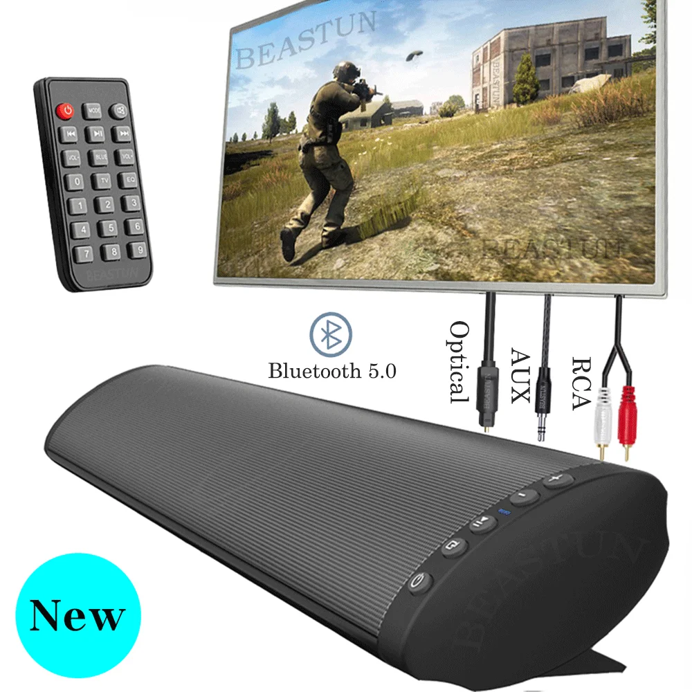 

Multifunction Living Room Bass TV Soundbar Wireless Bluetooth Speaker Optical Lossless Sound Home Theater for Projector PC Phone