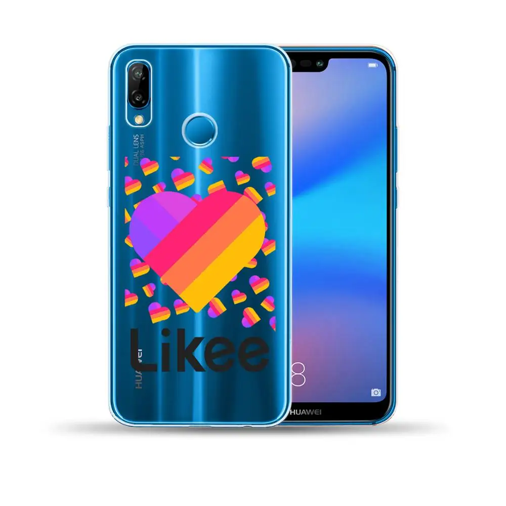 Likee Cat Bear Love Heart Silicone Case Cover For Huawei P40 Lite E P10 P20 P30 Pro Plus P8 2017 Y9 2018 2019 | Мобильные телефоны
