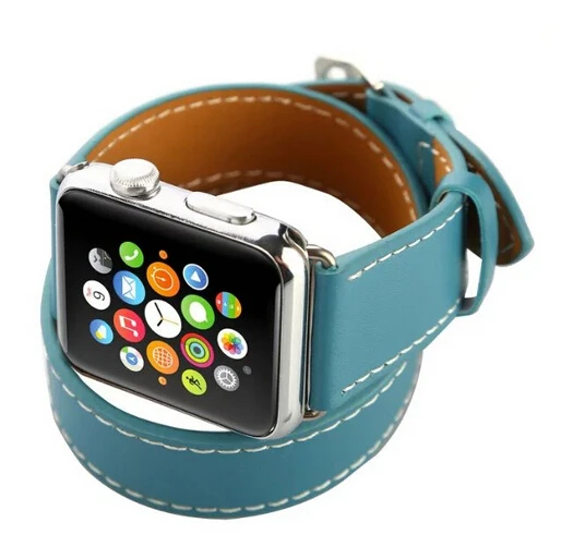 Длинные подлинные ремешки для часов Apple Watch 42 мм 44 кожаный магнитный ремешок iWatch 5