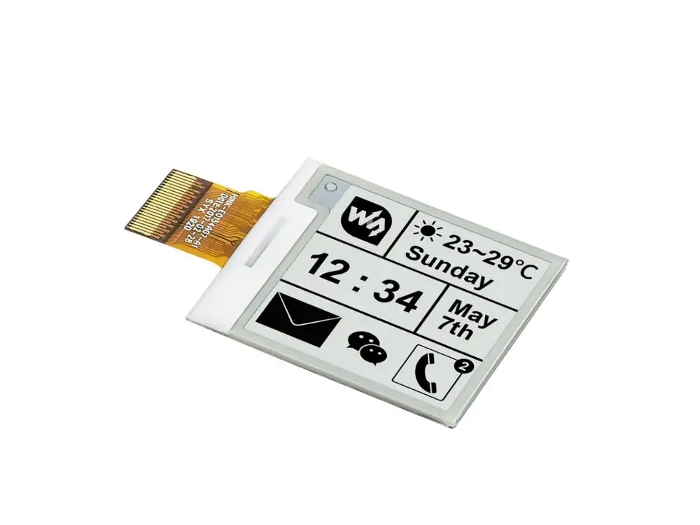 Waveshare 200x200 3 5 дюймовая E Ink НЕОБРАБОТАННАЯ панель дисплея без печатной платы для