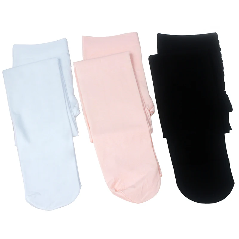 Балетные колготки для девочек Бесшовные Чулки танцев Леггинсы балета Цвет