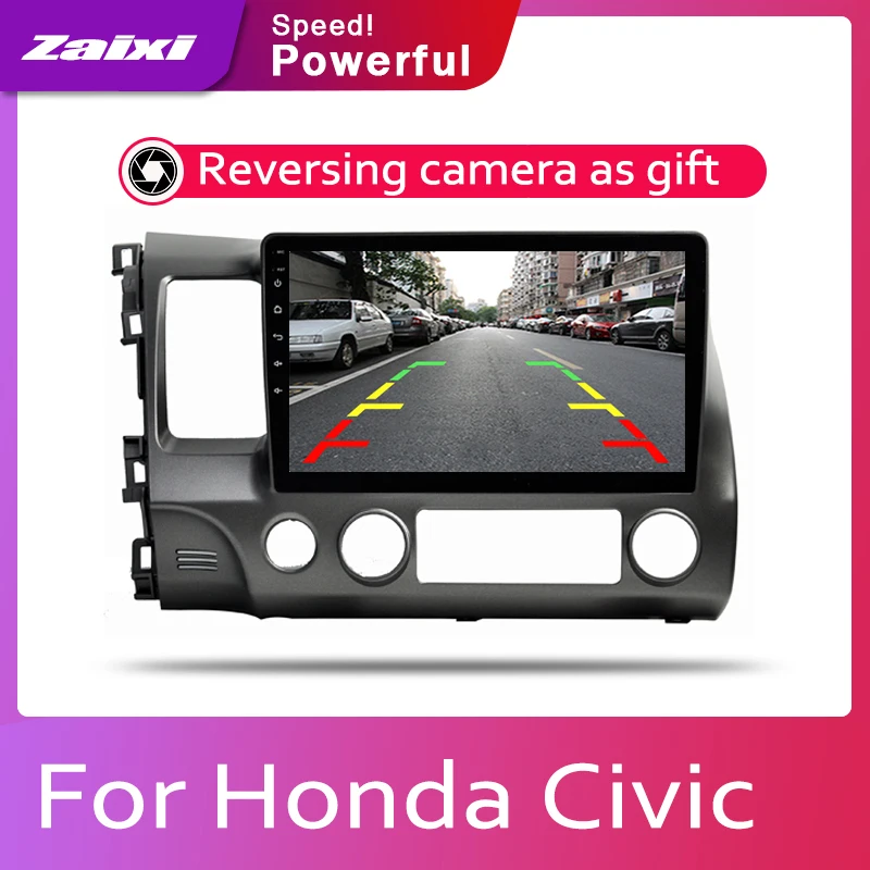 ZaiXi Android автомобильный 2 din Мультимедиа GPS навигация для Honda Civic 2006 ~ 2011 vedio стерео