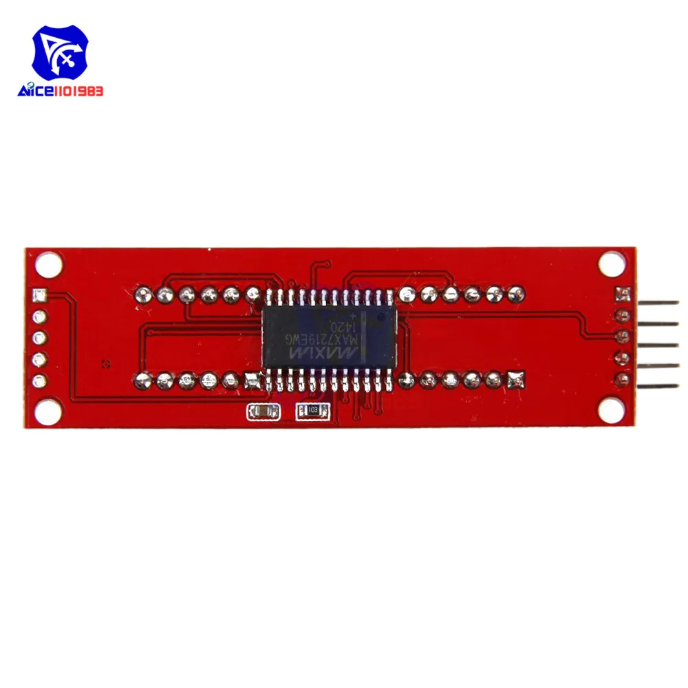 Diymore MAX7219 8-значный светодиодный дисплей трубки Управление модуль для Arduino 3,3 V 5V микро Управление; Последовательный драйвер 7-ми сегментный