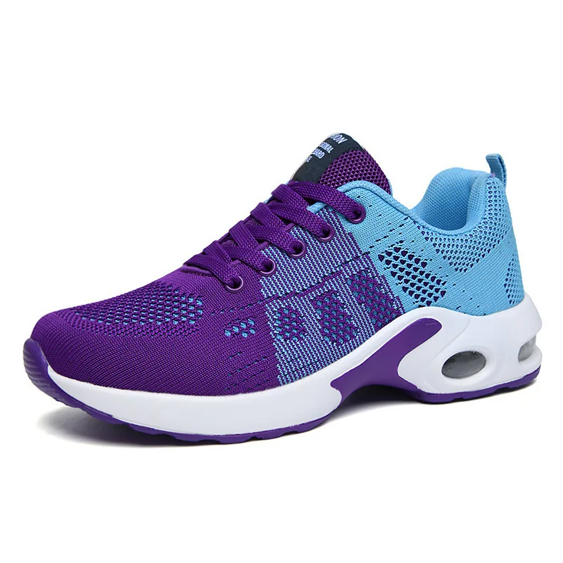 

Spring And Summer 2021 New Air Mesh Breathable Women's Sneakers Fashion Casual Air Cushion Running Women Shoes Plus Size 42