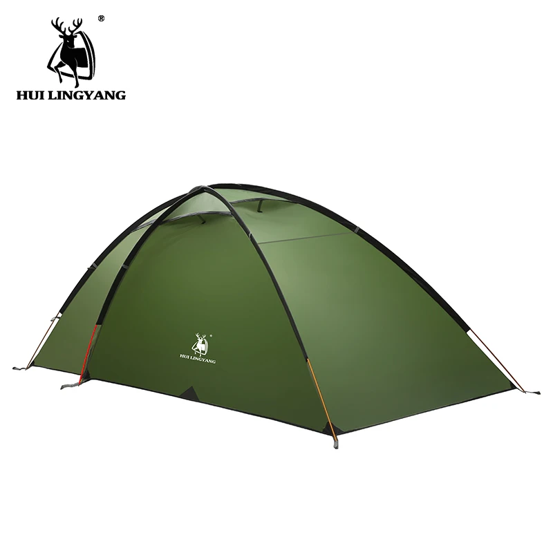 Сверхлегкий двухслойный непромокаемый шатер для 2-3 человек из алюминиевого