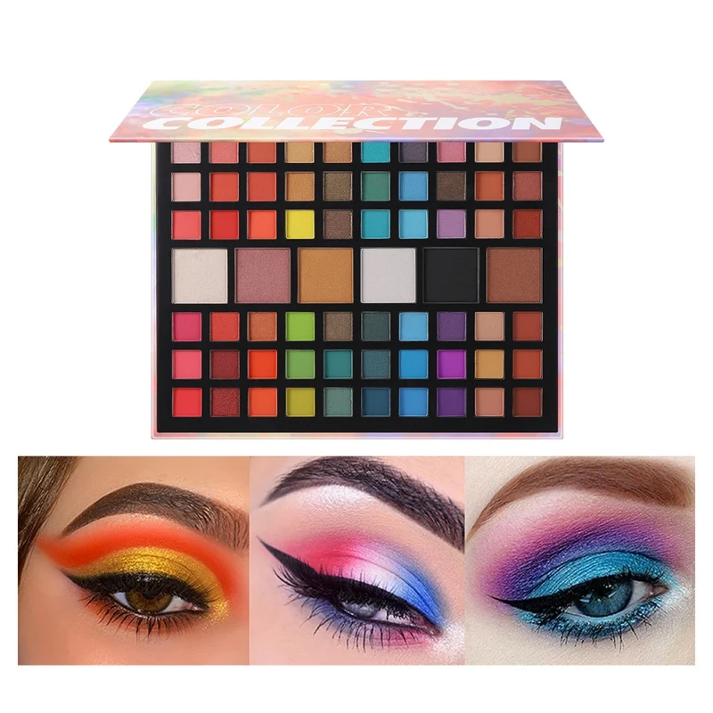 

66 Colors Shimmer Matte Eyeshadow Cosmetic Makeup Powder Tint Color Pigment Eye Shadow Palette Shades Eyeshadow Eye Makeup Tools