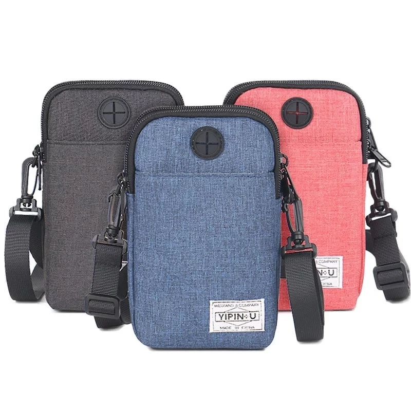 Женская сумка через плечо из ткани Оксфорд миниатюрная мессенджер унисекс с Usb