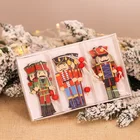 9 шт. Деревянные Подвески в виде гайковёра, новогодние украшения, Рождественское украшение для дома, Рождественская елка, игрушки Kerst, новый год 2022