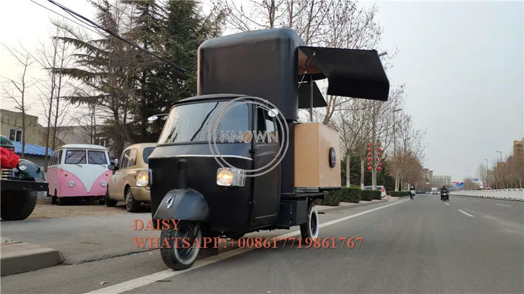 Piaggio Ape Ван Еда грузовик Кофе корзину на открытом воздухе прицеп для продажи |