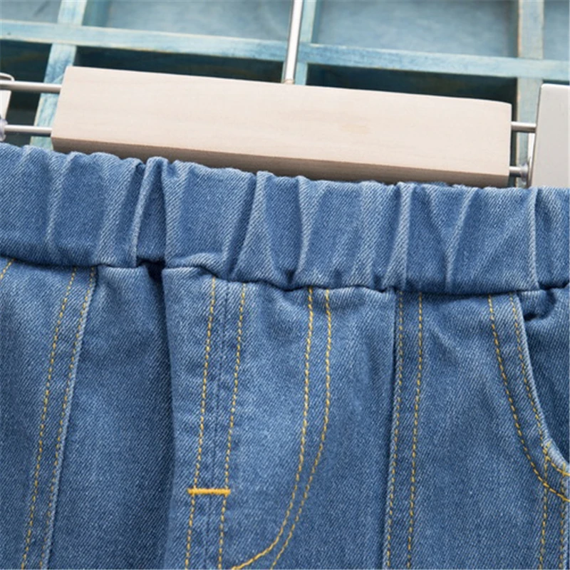 2 шт./комплект детский трикотажный кардиган и джинсы | Детская одежда обувь