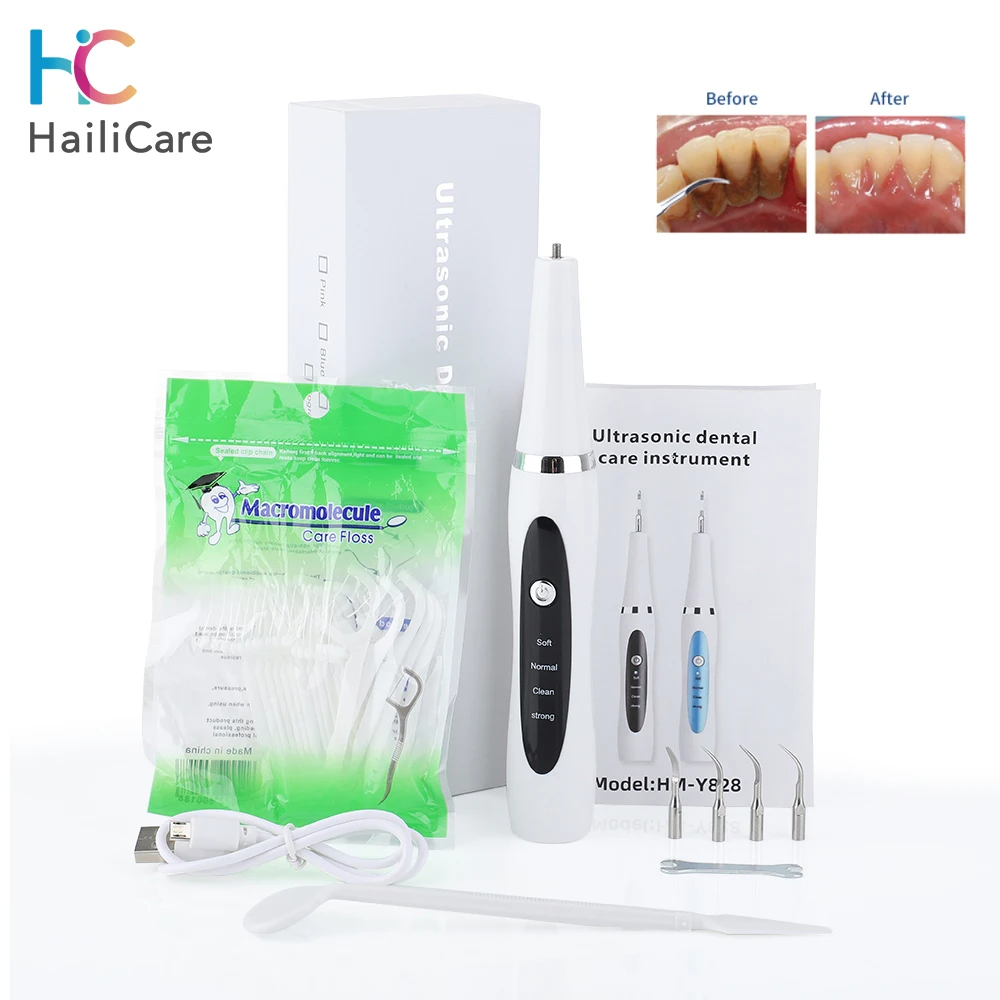 

Ultrasonic Dental Scaler Electric Dental Irrigator Rechargeable Sonic Teeth Tartar Calculus Plaque Remover Teeth Whitening Care