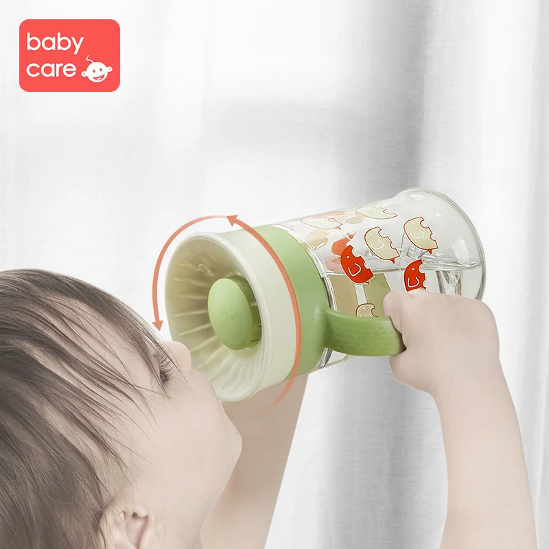 Babycare 260 мл чашка большая 360 градусная емкость для напитков детская ручка чашки