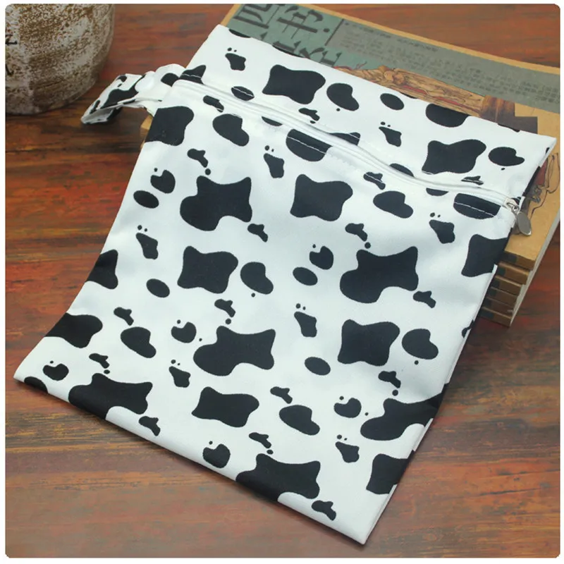 Водонепроницаемый многоразовый влажный мешок с напечатанным карманом сумки для