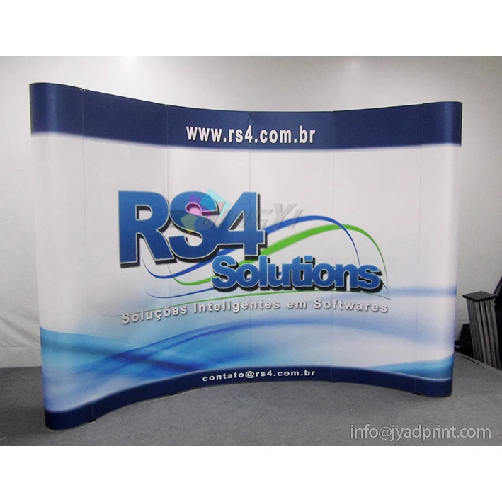 3X4 Arc PVC Выдвижная подставка для выставки печатная планка (без рамки) графическая